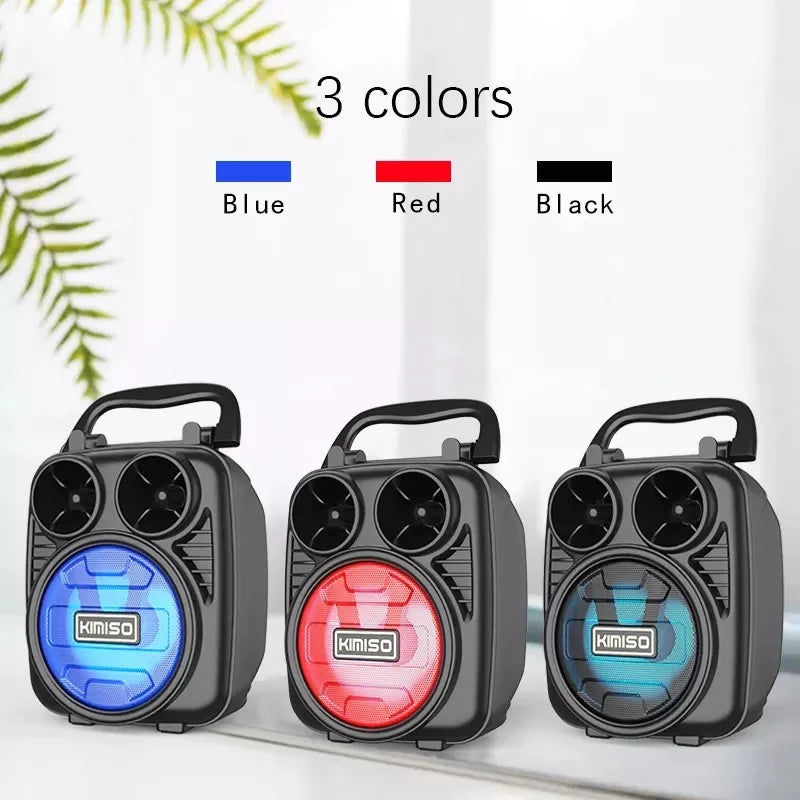 Caixa de Som Portátil Bluetooth Fm recarregável