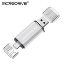 Pendrive 2 em 1 USB 2.0 Celulares e Computadores