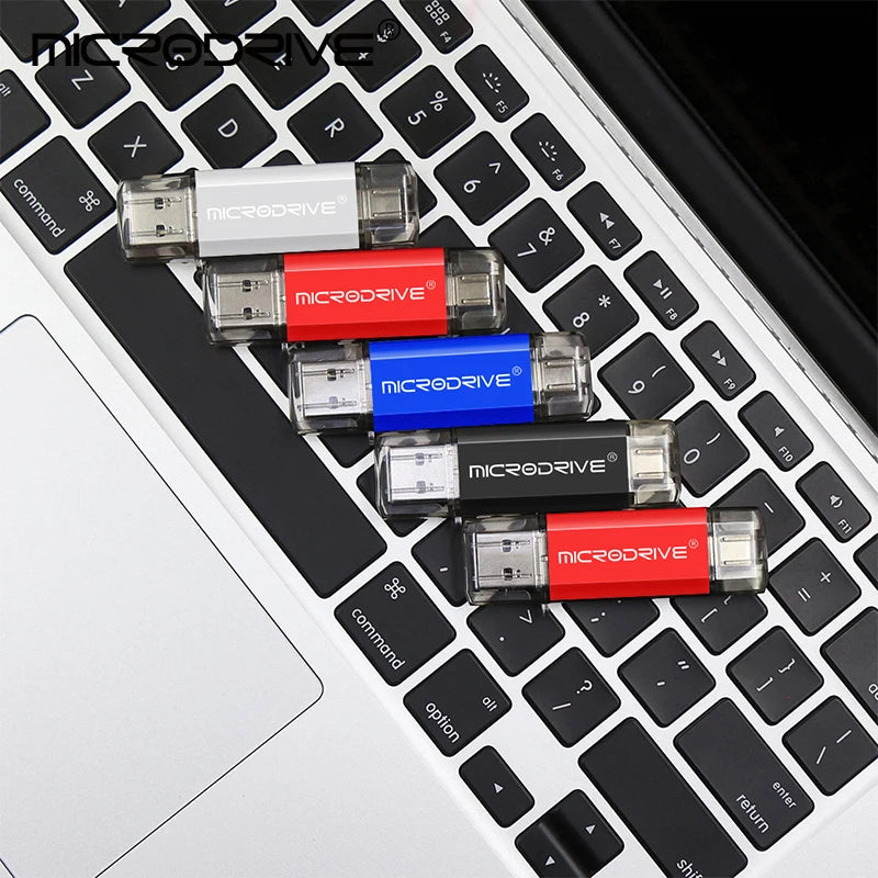 Pendrive 2 em 1 USB 2.0 Celulares e Computadores