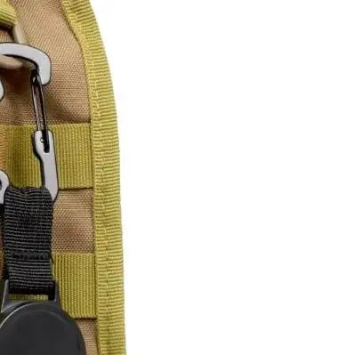 Porta Crachá Retrátil com Fio de Aço Mosquetão e Clipe de Cinto