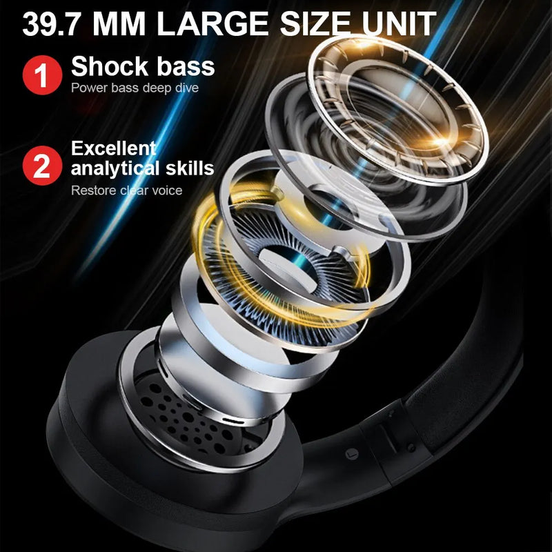 Fone de Ouvido Bluetooth Siindoo JH-919 – Som HiFi, Super Bass e Conforto Premium