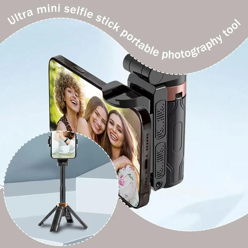 Mini Bastão de Selfie Bluetooth com Tripé 360°