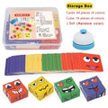 Cubo de Expressões Faciais Educativo Infantil