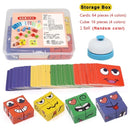 Cubo de Expressões Faciais Educativo Infantil