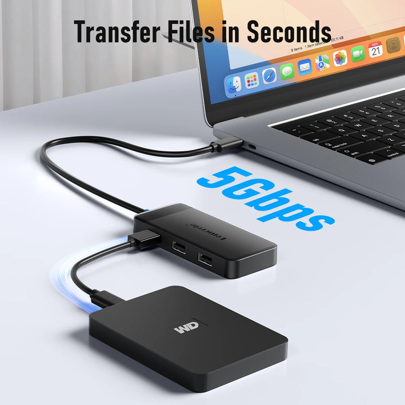 Deck Laptop USB HUB Dual HDMI 4K