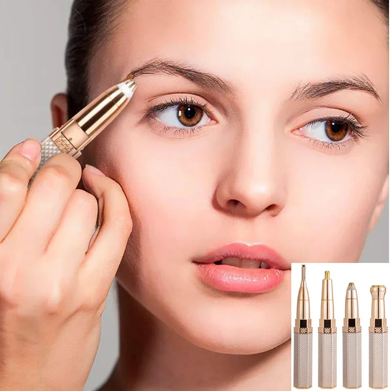 Depilador Sobrancelhas Elétrico Feminino 4 em 1