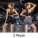 Kit 2 Shorts Esportivos Femininos – Conforto Estilo