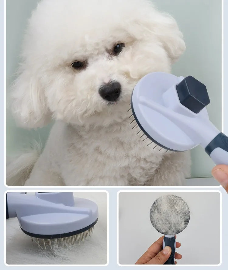 Escova Removedora de Pelos para Cães e Gatos