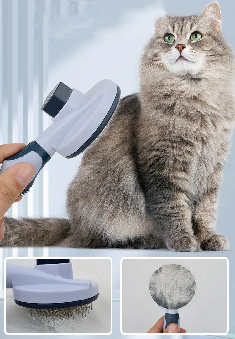 Escova Removedora de Pelos para Cães e Gatos