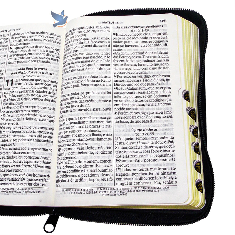 Bíblia Sagrada ARC Letra Grande com Zíper