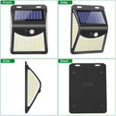 Luminária Solar de Parede com 244 LEDs e Sensor de Movimento