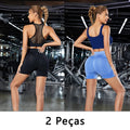Kit 2 Shorts Esportivos Femininos – Conforto Estilo