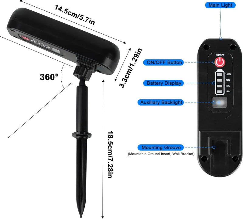Luminária Solar LED para Jardim