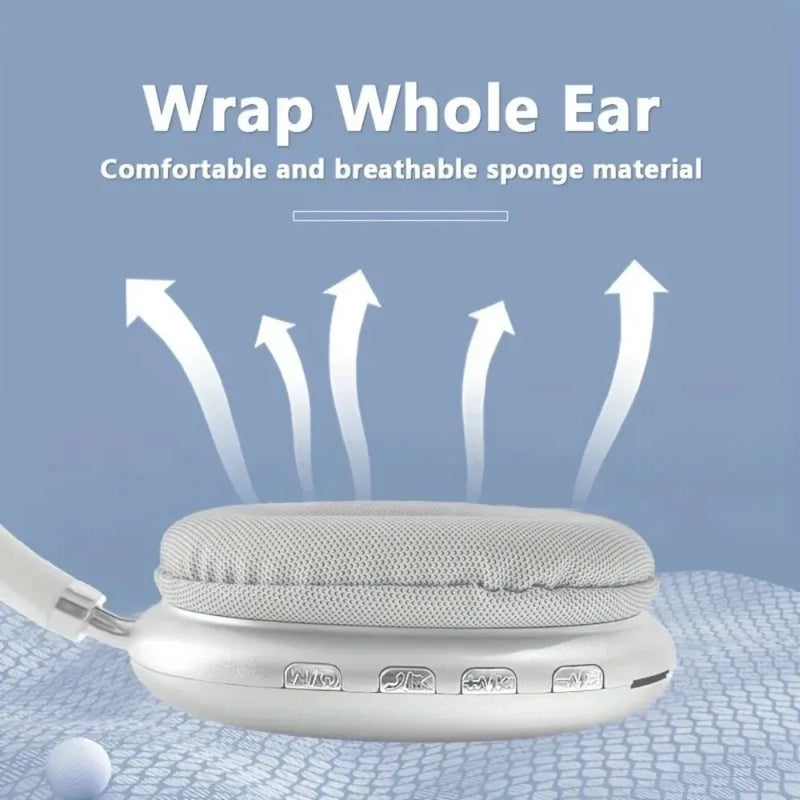 Fone de Ouvido Bluetooth P9 IGRARK – Over-Ear com Cancelamento de Ruído e Som Imersivo