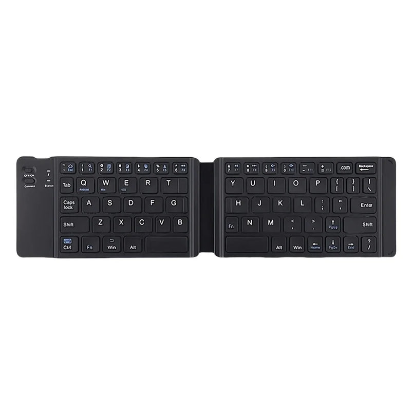 Teclado Bluetooth Dobrável com Touchpad – Mini e Recarregável