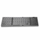 Teclado Bluetooth Dobrável com Touchpad – Mini e Recarregável