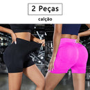 Kit 2 Shorts Esportivos Femininos – Conforto Estilo