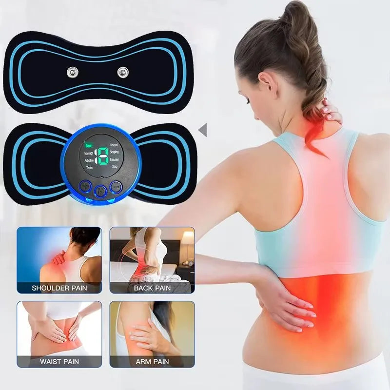Mini Massageador Elétrico Inteligente para Pescoço e Ombros