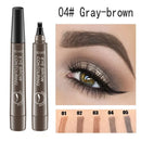 Caneta à Prova d’Água para Barba e Sobrancelha com 4 Pontas